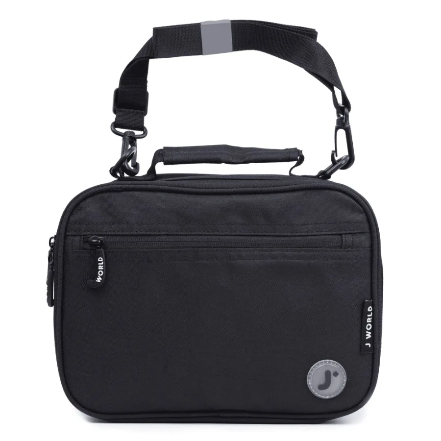 J World Boys and Girls Cody Insulated Lunch Bag with Shoulder Strap, Black
J World Boys and Girls Cody Insulated Lunch Bag with Shoulder Strap, Black