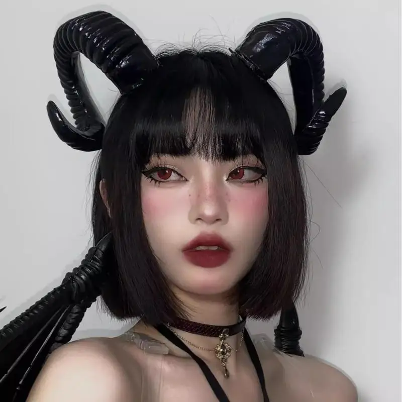 Gothic Animal Sheep Devil Horns Headband Halloween Carnival Party Costume Props Horn Headdress Cosplay Headwear
Gothic Animal Sheep Devil Horns Headband Halloween Carnival Party Costume Props Horn Headdress Cosplay Headwear