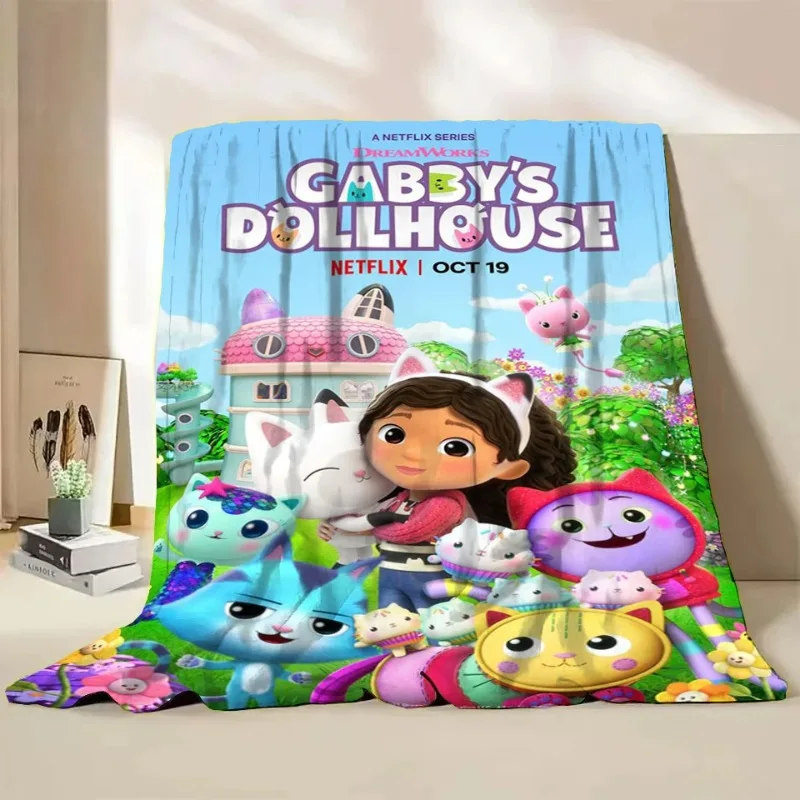 Cute Gabbys Dollhouse Flannel Fluffy Fleece Blanket for Home Bedroom Bed Sofa Office Children Cover Adult Soft Blanket Kids Gift
Cute Gabbys Dollhouse Flannel Fluffy Fleece Blanket for Home Bedroom Bed Sofa Office Children Cover Adult Soft Blanket Kids Gift