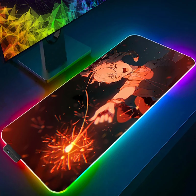 RGB Mouse Pad Kawaii G-genshin Impact Naganohara Yoimiya Gaming Accessories Computer Pc Gamer Keyboard LED Desk Mat Mousepad
RGB Mouse Pad Kawaii G-genshin Impact Naganohara Yoimiya Gaming Accessories Computer Pc Gamer Keyboard LED Desk Mat Mousepad
