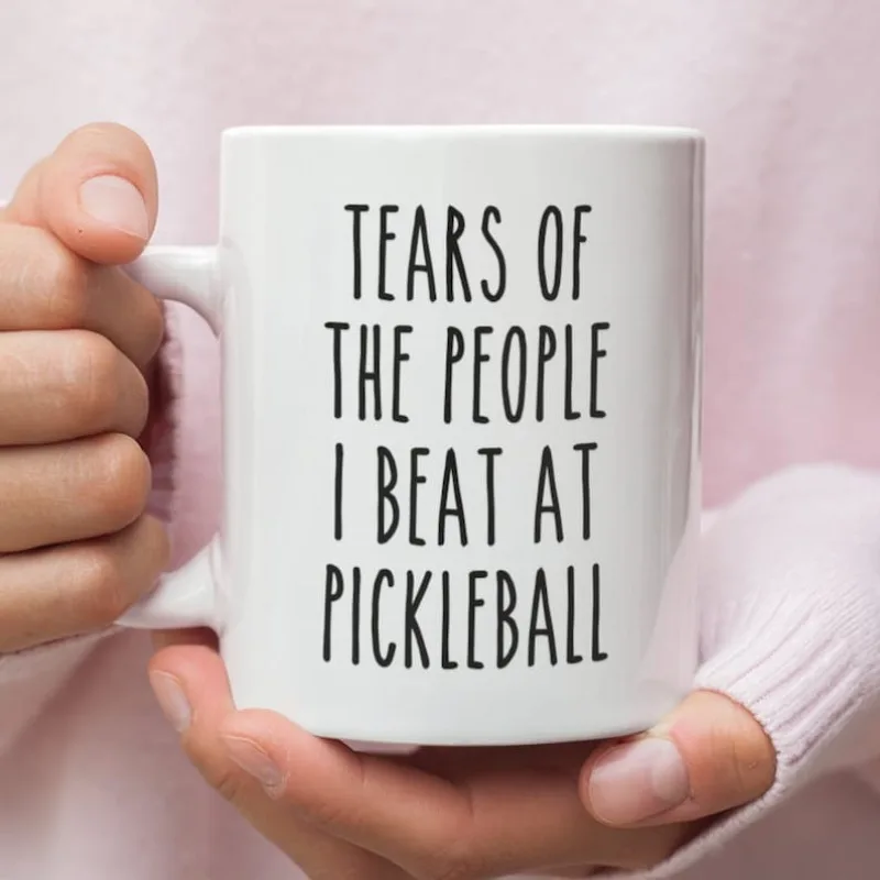 1pc Tears Of The People I Beat In Pickleball, Pickleball Coffee Mug, Gifts for Pickleball Players, Funny Pickleball Gifts, Coffe
1pc Tears Of The People I Beat In Pickleball, Pickleball Coffee Mug, Gifts for Pickleball Players, Funny Pickleball Gifts, Coffe