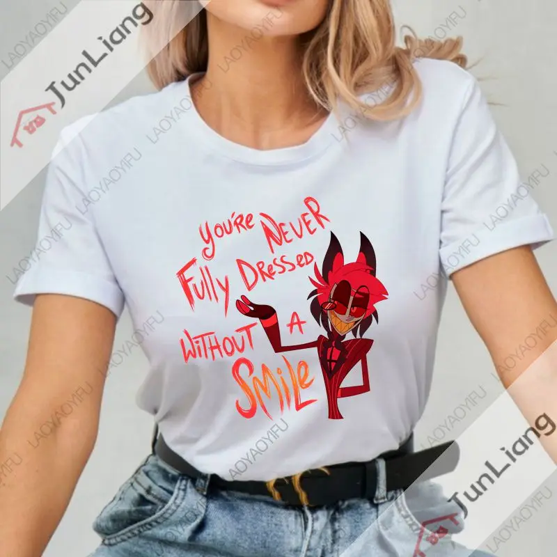 Hazbin Hotel Angel Dust and Alastor T-shirt Men's casual T-shirt O collar Fashion short sleeve top loose clothing
Hazbin Hotel Angel Dust and Alastor T-shirt Men's casual T-shirt O collar Fashion short sleeve top loose clothing