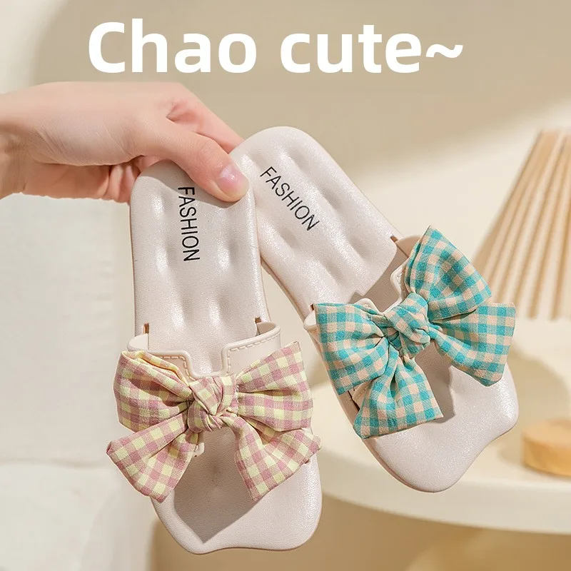 New Girls Slippers Home and Outside Wear Fashion Indoor Cute Bow Princess Children's Sandals One Word Kids Flat Heels Slippers
New Girls Slippers Home and Outside Wear Fashion Indoor Cute Bow Princess Children's Sandals One Word Kids Flat Heels Slippers