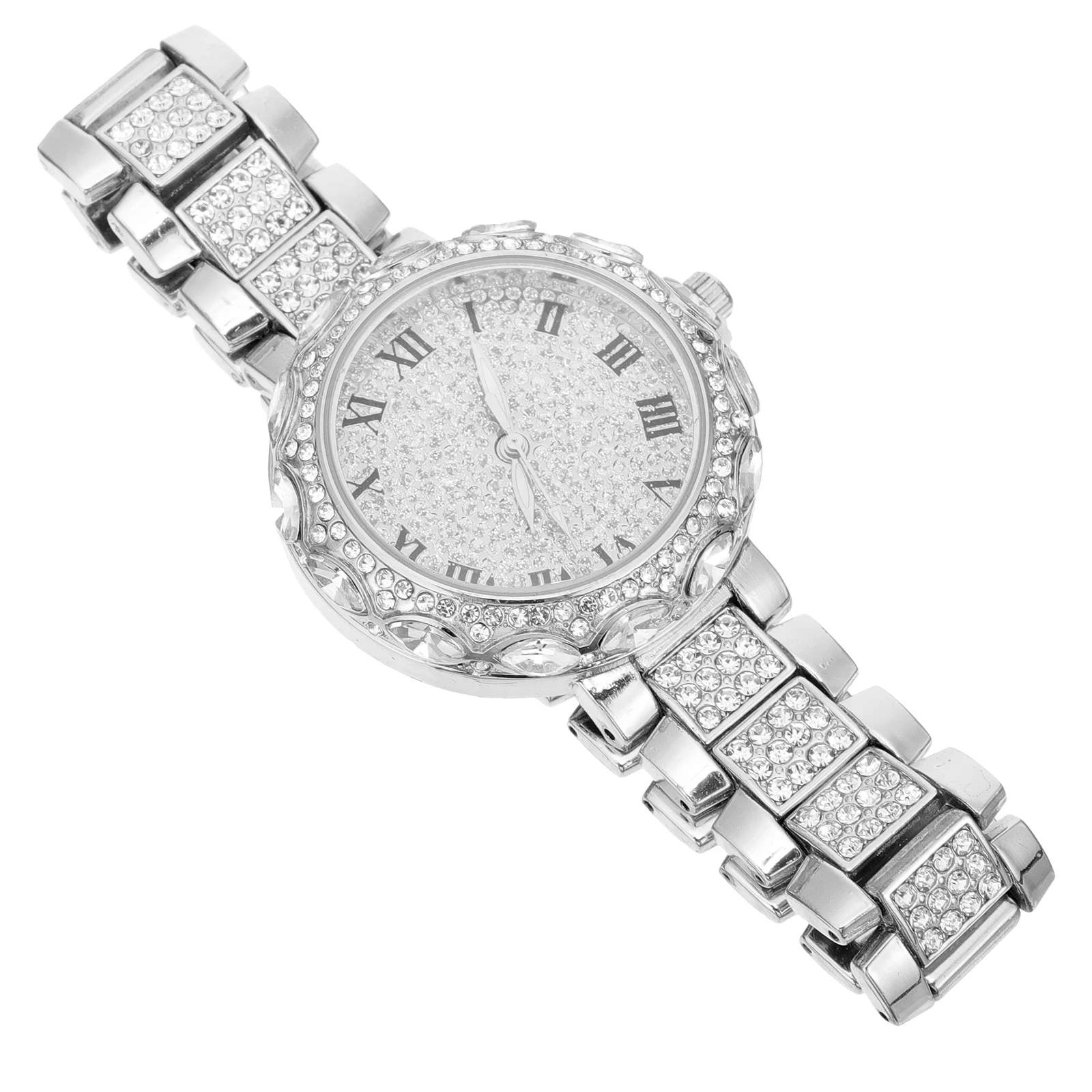 Rhinestone Watch Women Fashion Quartz Silver Adjustable Strap Lady Wristwatch Gift Birthday Holiday Students Wear
Rhinestone Watch Women Fashion Quartz Silver Adjustable Strap Lady Wristwatch Gift Birthday Holiday Students Wear