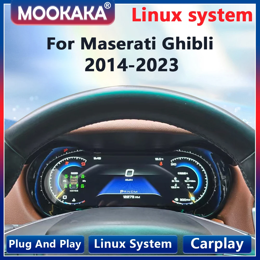 Digital Cluster For Maserati Ghibli 2014 - 2023 Virtual Cockpit Speed Meter Car Dashboard Display Instrument LCD Display Screen
Digital Cluster For Maserati Ghibli 2014 - 2023 Virtual Cockpit Speed Meter Car Dashboard Display Instrument LCD Display Screen