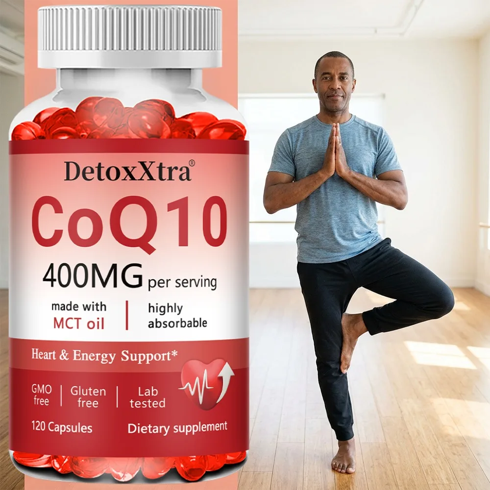 Vegan CoQ10 400mg Capsules, for Metabolism, Fatigue Relief & Overall Wellness, Optimal Antioxidant Protection
Vegan CoQ10 400mg Capsules, for Metabolism, Fatigue Relief & Overall Wellness, Optimal Antioxidant Protection