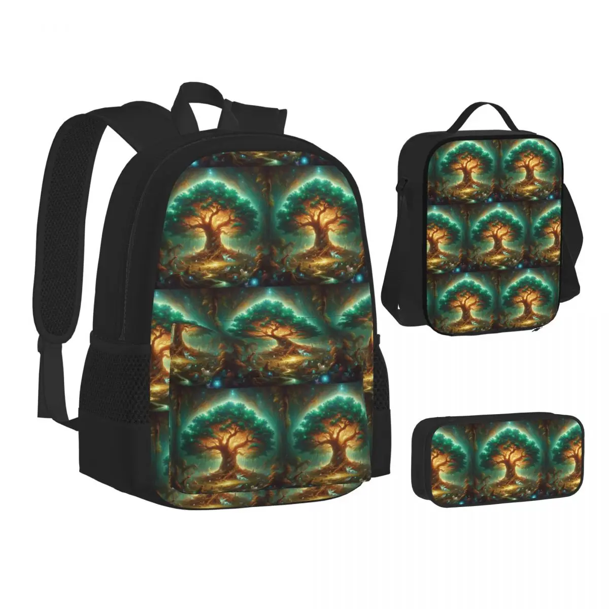 Enchanted Tree Of Life Backpacks Boys Girls Bookbag Children School Bags Kids Rucksack Lunch Bag Pen Bag Three-Piece Set
Enchanted Tree Of Life Backpacks Boys Girls Bookbag Children School Bags Kids Rucksack Lunch Bag Pen Bag Three-Piece Set