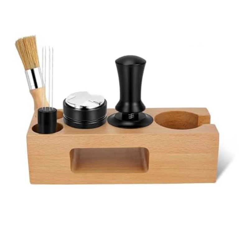 5 Pack Espresso Tamper Set Espresso Accessories Kit With Espresso Tamper Coffee Distributor, Espresso Tools, 53Mm
5 Pack Espresso Tamper Set Espresso Accessories Kit With Espresso Tamper Coffee Distributor, Espresso Tools, 53Mm