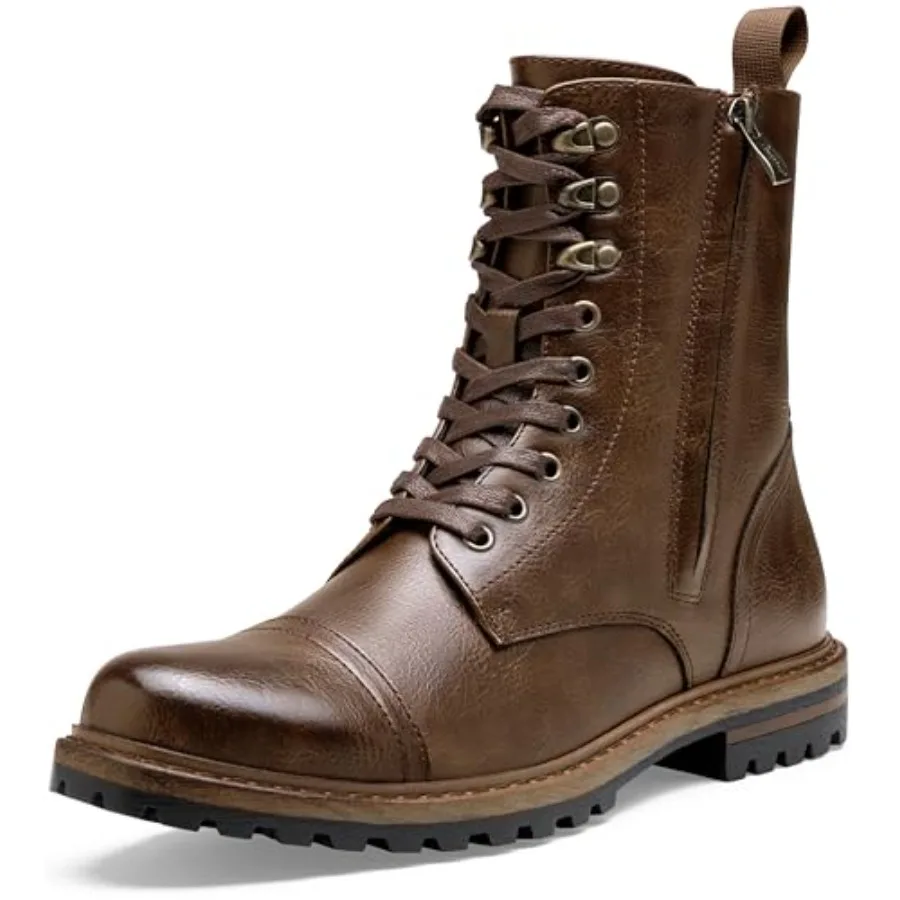 Jousen Mens Boots High Top Motorcycle Boots Fashion Zipper Dress Boots for Men
Jousen Mens Boots High Top Motorcycle Boots Fashion Zipper Dress Boots for Men