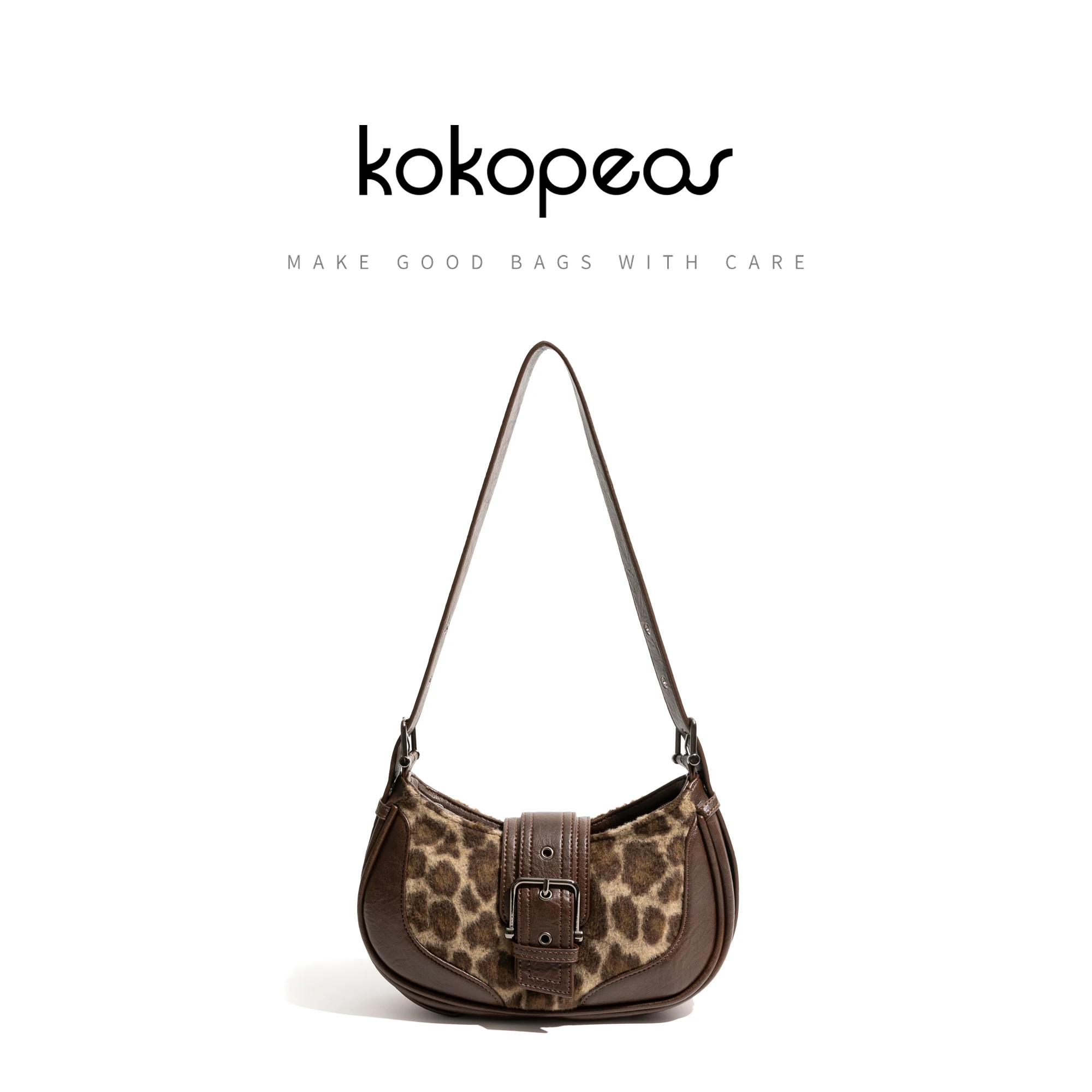 KOKOPEAS PU Leather Vintage Leopard Saddle Bag Luxury Design Fashion Popular Shoulder Phone Pouch Women Casual Crossbody Satchel
KOKOPEAS PU Leather Vintage Leopard Saddle Bag Luxury Design Fashion Popular Shoulder Phone Pouch Women Casual Crossbody Satchel