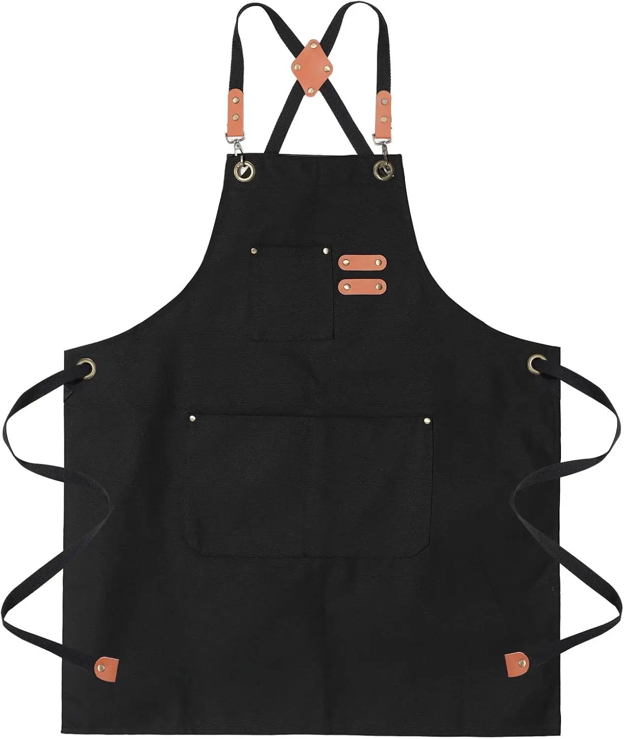 Chef Aprons for Men Canvas Apron with Large Pockets and Adjustable Neck Strap for Cooking,BBQ, Gardening
Chef Aprons for Men Canvas Apron with Large Pockets and Adjustable Neck Strap for Cooking,BBQ, Gardening
