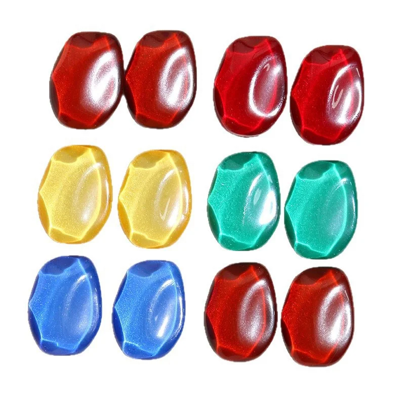 Diy jewelry making 40pcs/lot color print geometry Irregular shape resin cabochon beads fit garment hair accessory
Diy jewelry making 40pcs/lot color print geometry Irregular shape resin cabochon beads fit garment hair accessory