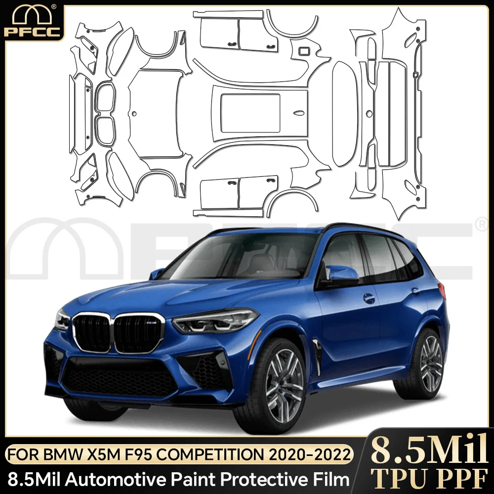 For BMW X5 M F95 COMPETITION 2020-2022 TPU Paint Protection Film Car Body Anti-Scratch Clear Bra Pre-Cut PPF Resistant Invisible
For BMW X5 M F95 COMPETITION 2020-2022 TPU Paint Protection Film Car Body Anti-Scratch Clear Bra Pre-Cut PPF Resistant Invisible