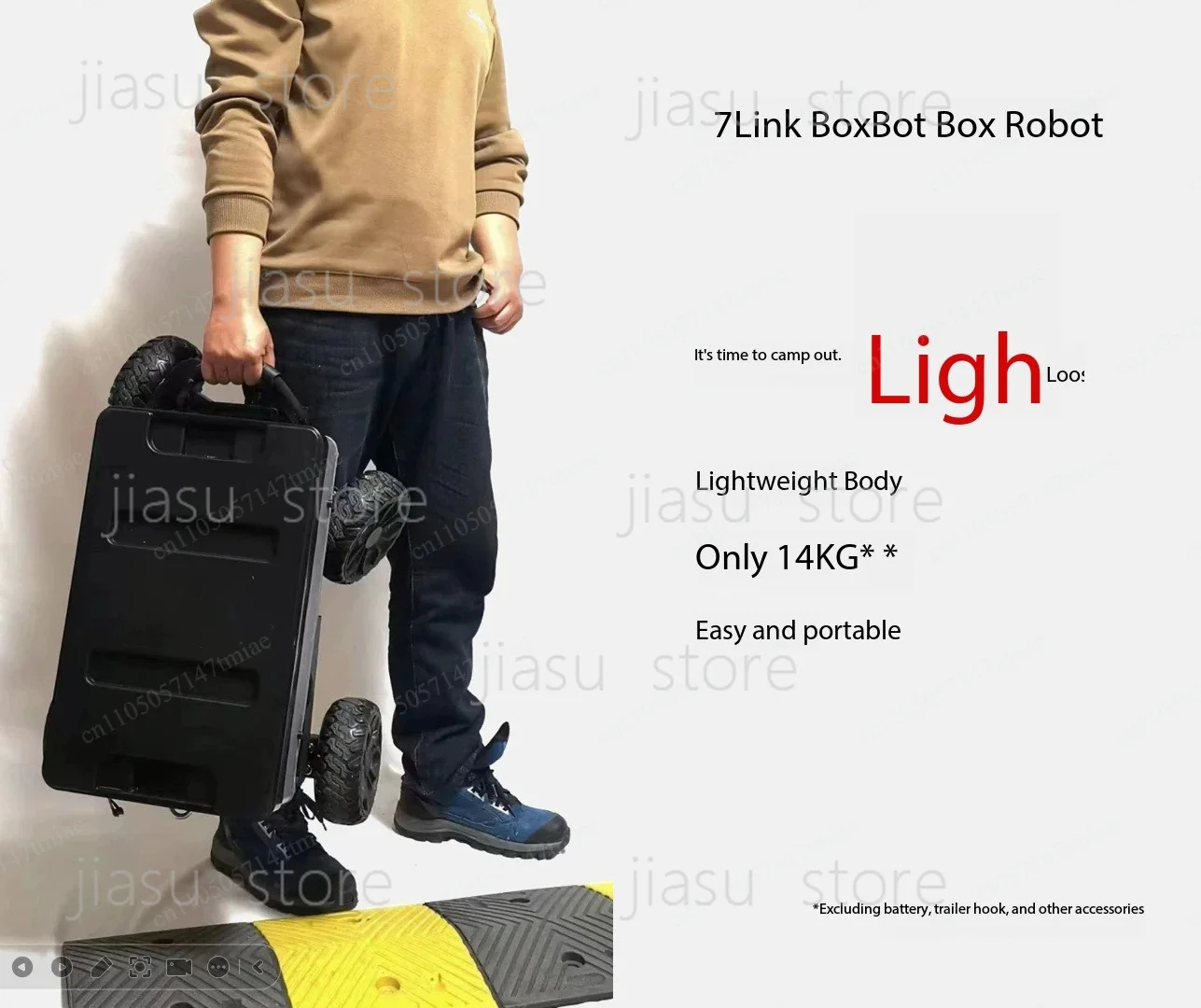 Electric Manned Camping Trolley Portable Folding Remote Controlled Automatic Robot Trolley Storage Transport Outdoor Tools
Electric Manned Camping Trolley Portable Folding Remote Controlled Automatic Robot Trolley Storage Transport Outdoor Tools