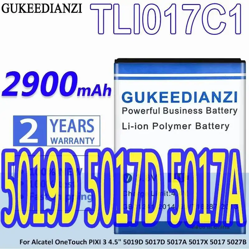 2900 мАч TLI017C1 для Alcatel Onetouch Pixi 3 4,5 "5019D 5017D 5017A 5017X 5017 5027B аккумулятор мобильного телефона с быстрой зарядкой
2900 мАч TLI017C1 для Alcatel Onetouch Pixi 3 4,5 "5019D 5017D 5017A 5017X 5017 5027B аккумулятор мобильного телефона с быстрой зарядкой
