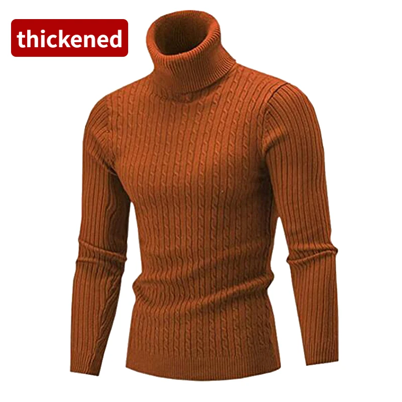 New Hot Sale Men's Turtleneck Sweater Autumn Winter Male Rollneck Warm Knitted Sweater Keep Warm Men Jumper
New Hot Sale Men's Turtleneck Sweater Autumn Winter Male Rollneck Warm Knitted Sweater Keep Warm Men Jumper