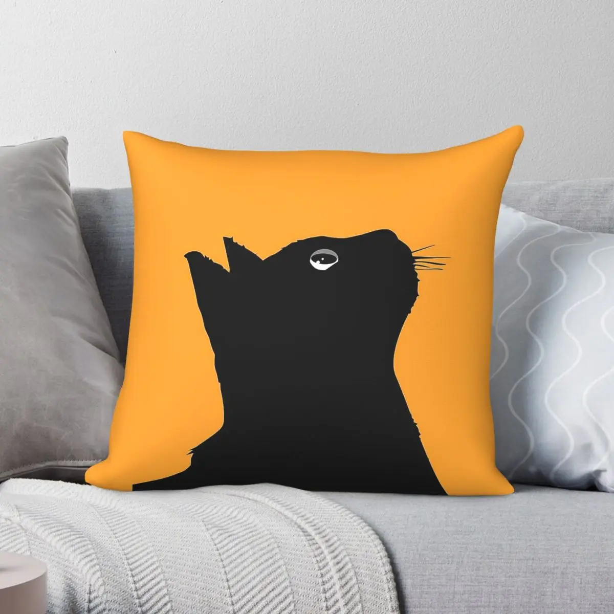 Black Cat Looking Up To You Pillowcase Polyester Linen Velvet Creative Zip Decor Bed Cushion Case
Black Cat Looking Up To You Pillowcase Polyester Linen Velvet Creative Zip Decor Bed Cushion Case