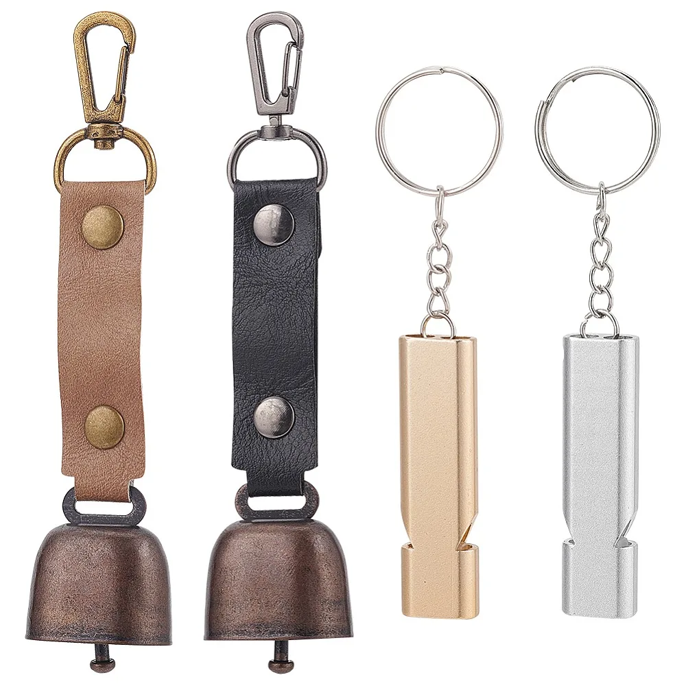 Pet Pendant Decorations Sets including 2Pcs Aluminum Alloy Double Frequency Whistles 2Pcs Iron Bells with PU Leather Webbing
Pet Pendant Decorations Sets including 2Pcs Aluminum Alloy Double Frequency Whistles 2Pcs Iron Bells with PU Leather Webbing