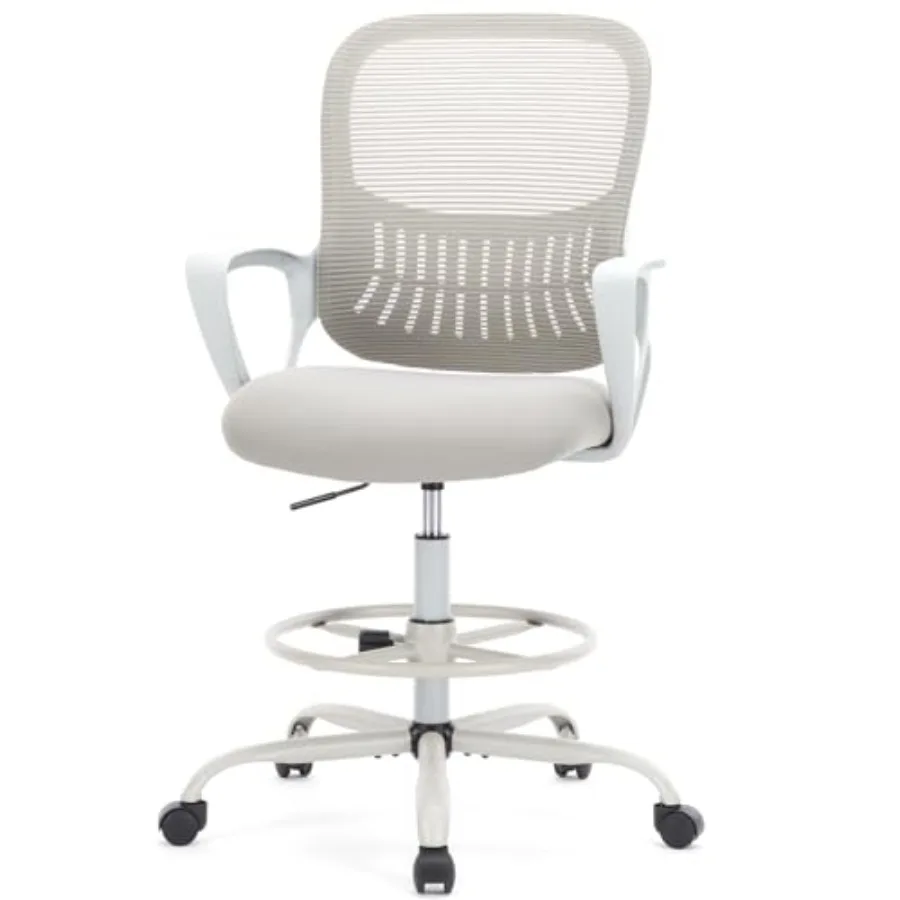 Drafting Chair - Ergonomic Tall Office for Standing Desk Counter with Height Adjustable and Comfortable Lumbar Support Fixed Ar
Drafting Chair - Ergonomic Tall Office for Standing Desk Counter with Height Adjustable and Comfortable Lumbar Support Fixed Ar