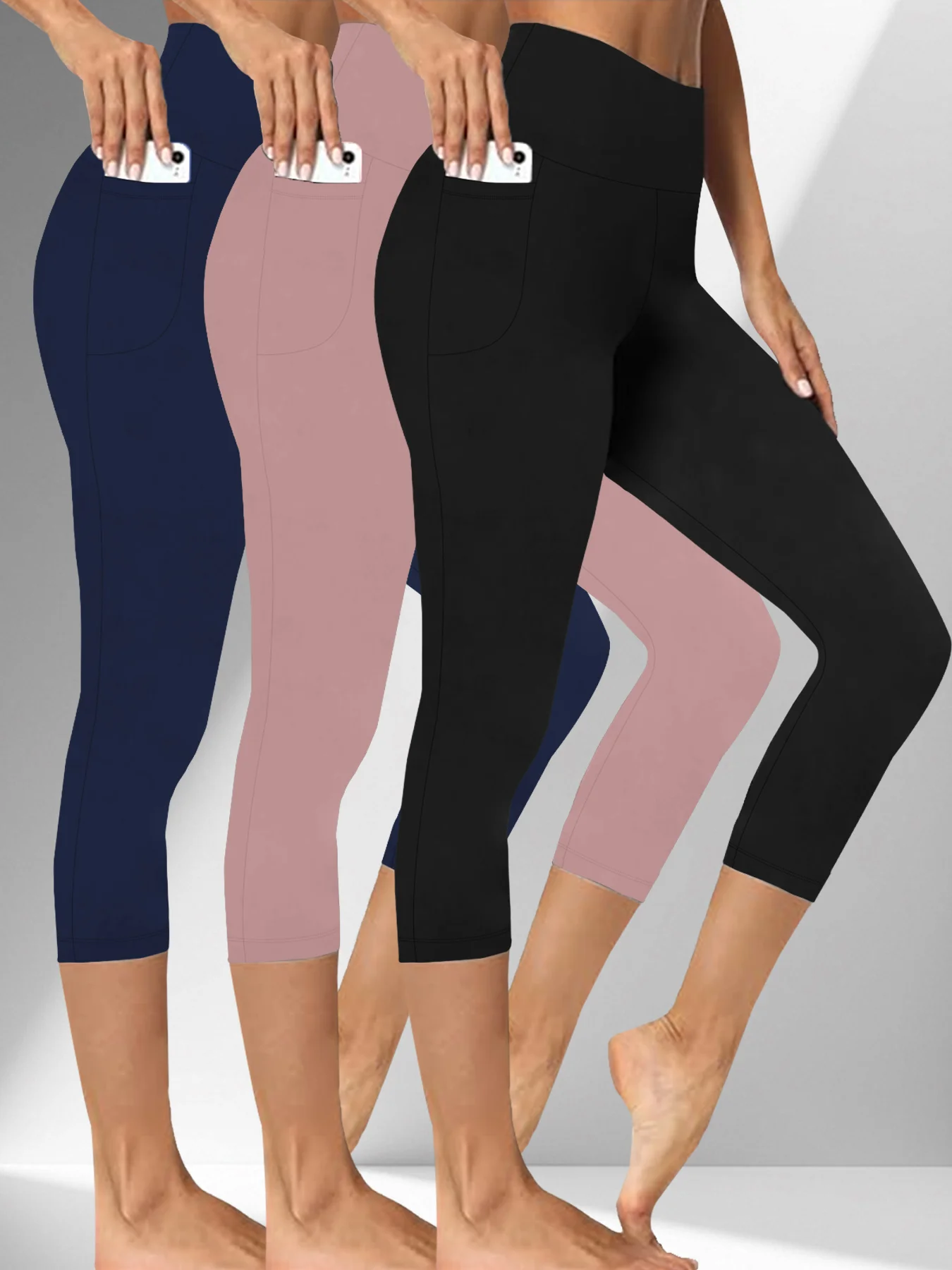 3 шт. шорты для фитнеса с высокой талией для женщин, с карманами, для контроля живота, для тренировок, бега, йоги, с эффектом пуш-ап
3 шт. шорты для фитнеса с высокой талией для женщин, с карманами, для контроля живота, для тренировок, бега, йоги, с эффектом пуш-ап