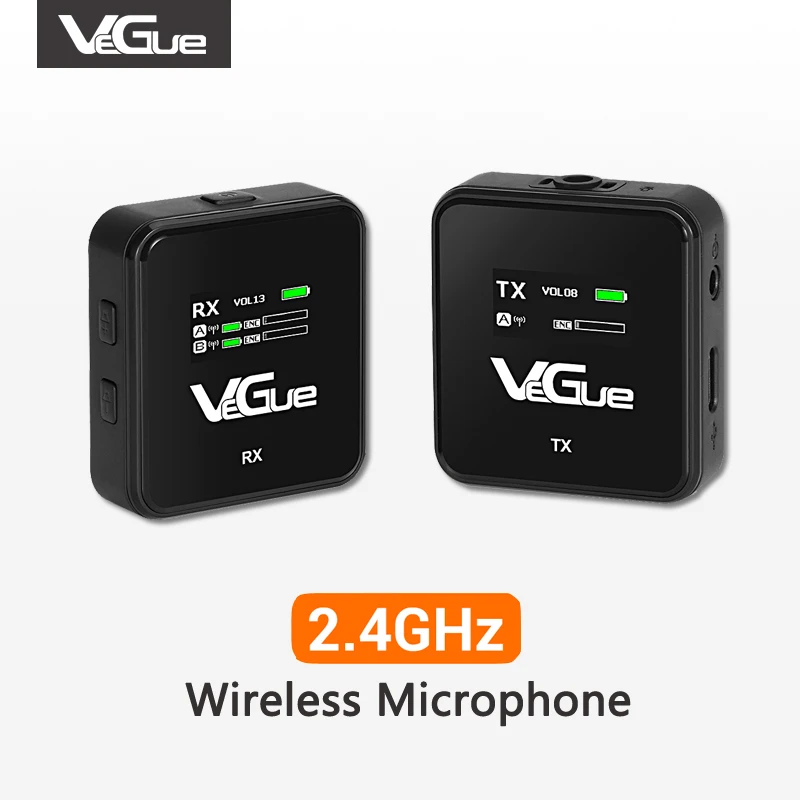 Vegue Long Range 2.4G Micro Condenser Wireless Microphone For Mobile Cell Phone Smartphone Interview Camera Live Vlog
Vegue Long Range 2.4G Micro Condenser Wireless Microphone For Mobile Cell Phone Smartphone Interview Camera Live Vlog