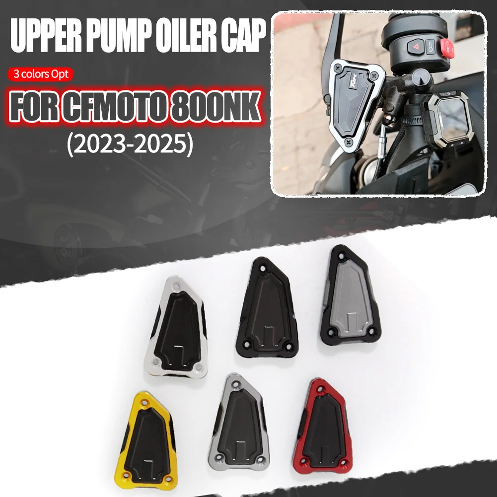 For CFMOTO 800NK NK800 2023-2025 Motorcycle CNC Front Brake Fluid Reservoir Pump Cover Protective Cap Protection Cylinder Cover
For CFMOTO 800NK NK800 2023-2025 Motorcycle CNC Front Brake Fluid Reservoir Pump Cover Protective Cap Protection Cylinder Cover