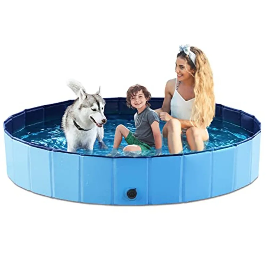 Foldable Dog Pool Collapsible Hard Plastic Dog Swimming Pool Portable Kiddie Pool Pet Pool Doggie Wading Pool Bath Tub for Pupp
Foldable Dog Pool Collapsible Hard Plastic Dog Swimming Pool Portable Kiddie Pool Pet Pool Doggie Wading Pool Bath Tub for Pupp