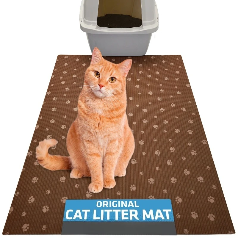 Cat Litter Mat, Litter Box Mat, Kitten Supplies, Urine Waterproof, Machine Washable, Extra Large 28x36, Brown Tan Paw
Cat Litter Mat, Litter Box Mat, Kitten Supplies, Urine Waterproof, Machine Washable, Extra Large 28x36, Brown Tan Paw