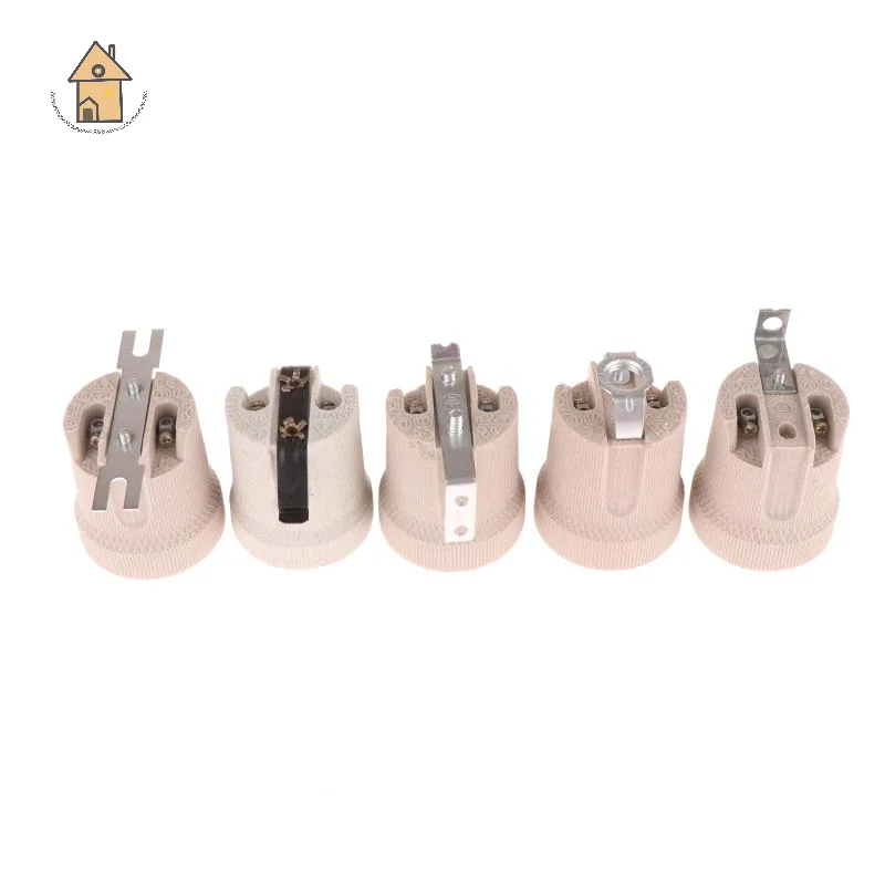 Pack Large Screw Cap E27 Ceramic Vintage Lamp Base Bracket for Light Fixture Repair 
Pack Large Screw Cap E27 Ceramic Vintage Lamp Base Bracket for Light Fixture Repair