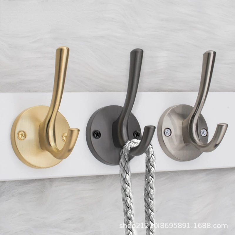 High end simple Nordic clothes hook copper single clothes hat hook American black single hook wall porch clothes hook
High end simple Nordic clothes hook copper single clothes hat hook American black single hook wall porch clothes hook