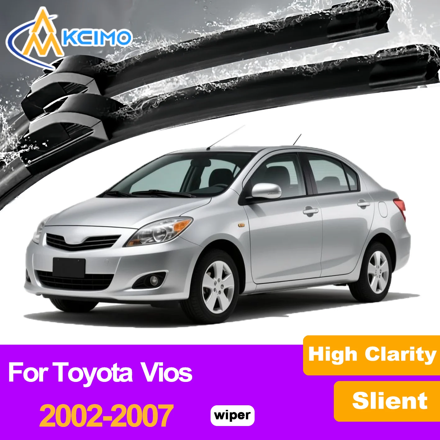 2Pcs Front Windshield Wiper Blades For Toyota Vios 2002-2007 Windscreen Window Car Accessories
2Pcs Front Windshield Wiper Blades For Toyota Vios 2002-2007 Windscreen Window Car Accessories