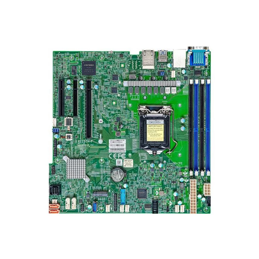 X12STH-F Server Motherboard For Supermicro C256 PCIe4.0 SGX Support E-2300 High Quality
X12STH-F Server Motherboard For Supermicro C256 PCIe4.0 SGX Support E-2300 High Quality