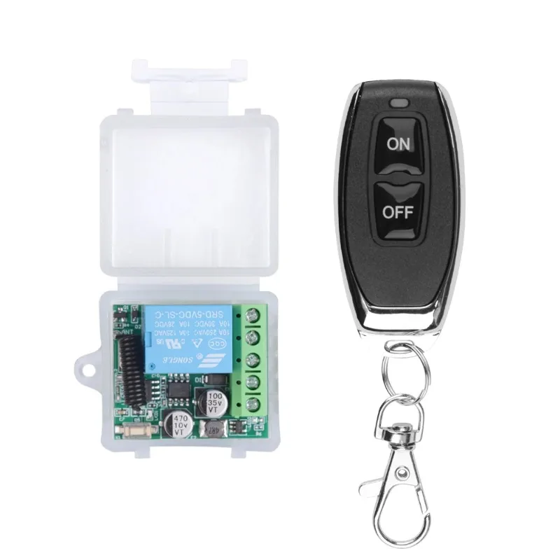 DC 12V 433Mhz RF Wireless Remote Control Switch Relay 1CH Receiver Module For LED Door Electromagnetic Lock Smart home DIY
DC 12V 433Mhz RF Wireless Remote Control Switch Relay 1CH Receiver Module For LED Door Electromagnetic Lock Smart home DIY