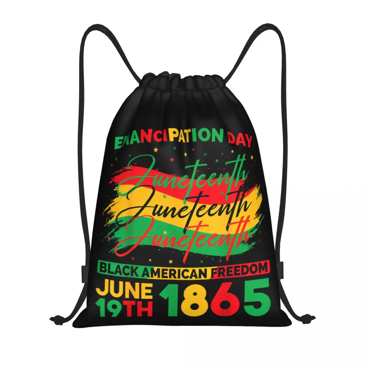 Рюкзак Juneteenth на шнурке, спортивный рюкзак для спортзала, черная американская сумка на шнурке 1865 года для пеших прогулок
Рюкзак Juneteenth на шнурке, спортивный рюкзак для спортзала, черная американская сумка на шнурке 1865 года для пеших прогулок