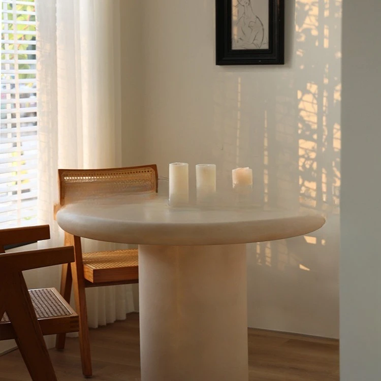 Round Table Art Designer Furniture Wabi Wind Dining Table Household
Round Table Art Designer Furniture Wabi Wind Dining Table Household