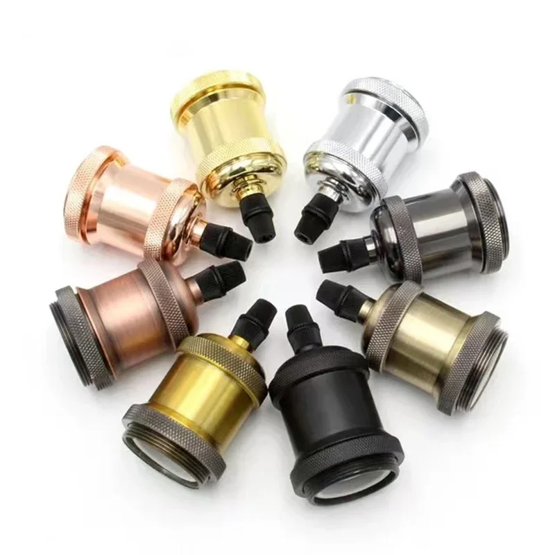 Vintage Lamp Socket Edison Screw Lamp Holder E27 Bulb Bases Light Bulb 90-265V Industrial Hanging Lamp Home for Decor
Vintage Lamp Socket Edison Screw Lamp Holder E27 Bulb Bases Light Bulb 90-265V Industrial Hanging Lamp Home for Decor