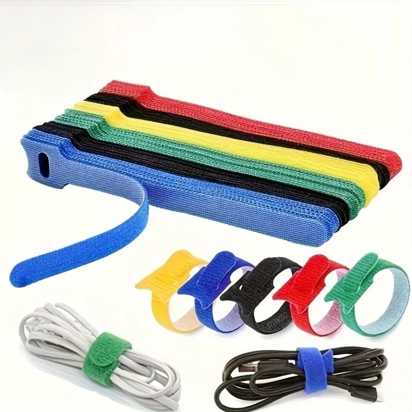10pcs (mixed in 5 colors) Velcro cable ties, data cable earphone cable storage tool, durable nylon self-adhesive straps, office supplies organization, computer wiring router cable organizer
10pcs (mixed in 5 colors) Velcro cable ties, data cable earphone cable storage tool, durable nylon self-adhesive straps, office supplies organization, computer wiring router cable organizer
