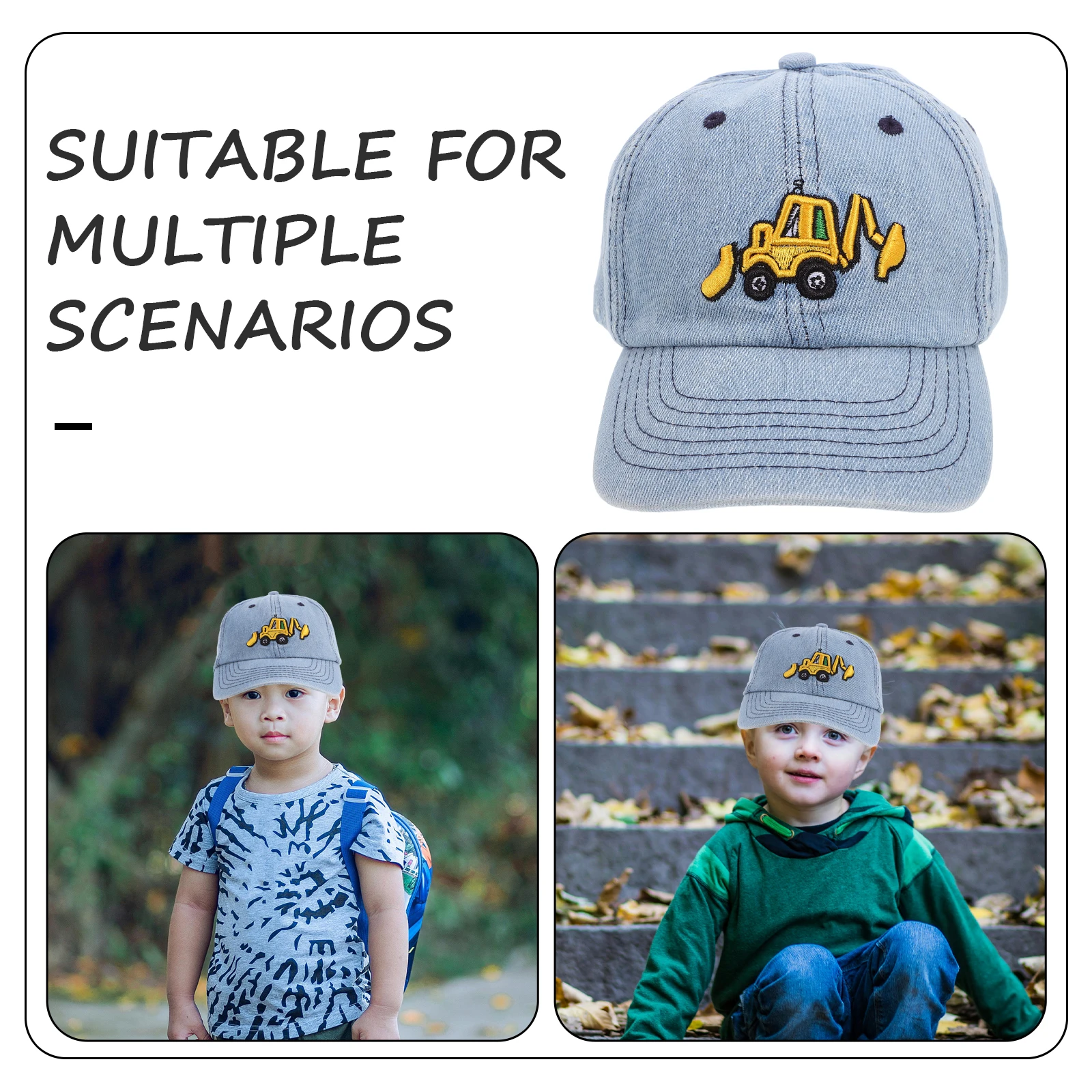 Children Denim Kids Baseball Caps Toddler Hat Outdoor Leisure Cartoon Sun Hat Adjustable Peaked Cap Cotton White
Children Denim Kids Baseball Caps Toddler Hat Outdoor Leisure Cartoon Sun Hat Adjustable Peaked Cap Cotton White