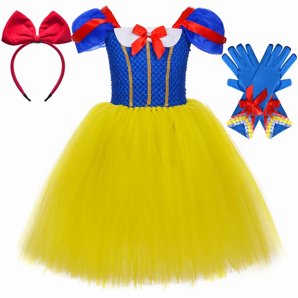 Snow White Princess Tutu Dress for Girls Halloween Cosplay Princess Costumes Kids Fancy Carnival Party Dresses Clothes Vestidos
Snow White Princess Tutu Dress for Girls Halloween Cosplay Princess Costumes Kids Fancy Carnival Party Dresses Clothes Vestidos