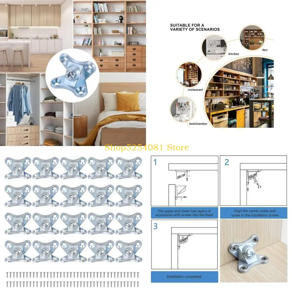 AXYC 20 Pcs Small Detachable Corner Brace Zinc Alloy Butterfly Corner Code Heavy Duty Corner Brackets Easy Installation
AXYC 20 Pcs Small Detachable Corner Brace Zinc Alloy Butterfly Corner Code Heavy Duty Corner Brackets Easy Installation