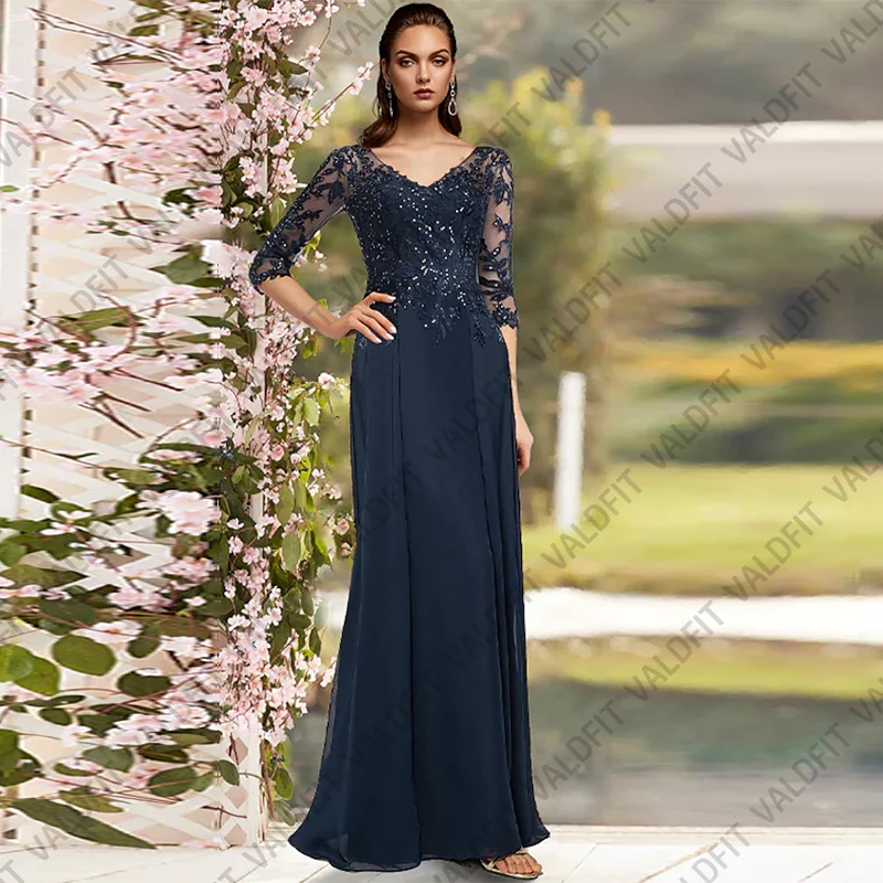 Customized Long Mermaid Navy Blue Mother of the Bride Dresses with Sleeves Wedding Party Dress vestidos para madre de novia 2024
Customized Long Mermaid Navy Blue Mother of the Bride Dresses with Sleeves Wedding Party Dress vestidos para madre de novia 2024
