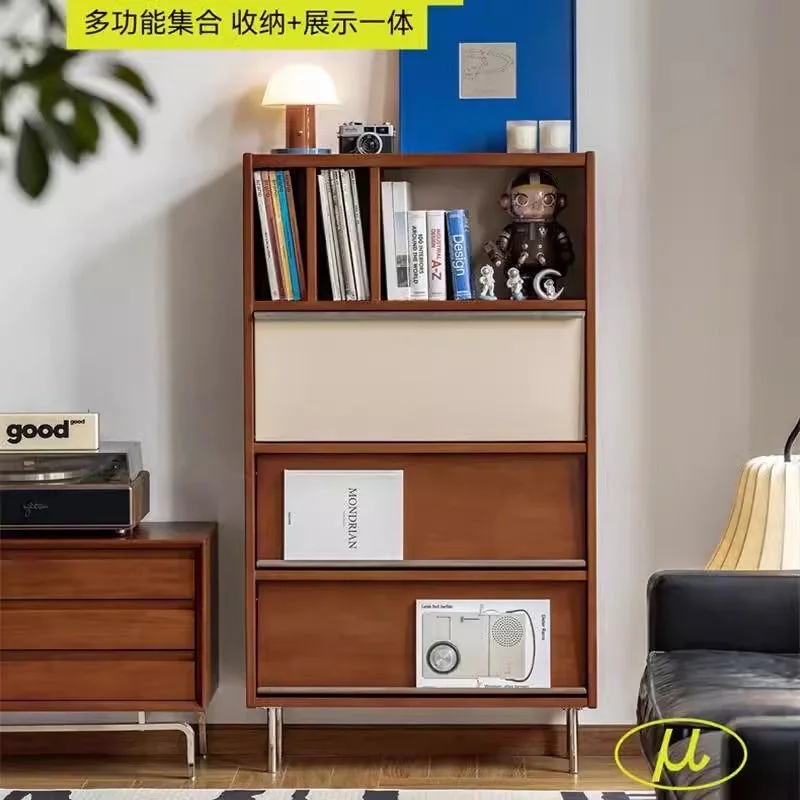 Side cabinet, locker, retro color matching, integrated storage, dining side cabinet, bookcase, shelf, living room display cabine
Side cabinet, locker, retro color matching, integrated storage, dining side cabinet, bookcase, shelf, living room display cabine