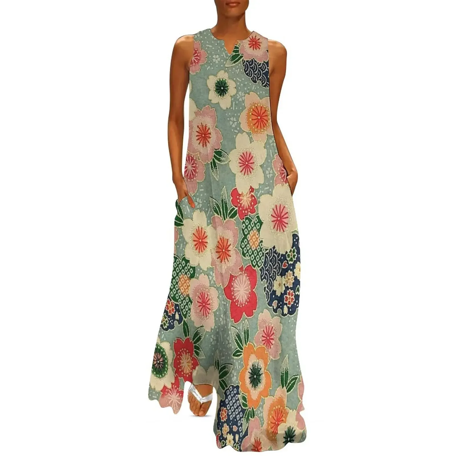 Colourful Sakuras Long Dress dresses summer Women's summer suit Party dresses Dress
Colourful Sakuras Long Dress dresses summer Women's summer suit Party dresses Dress
