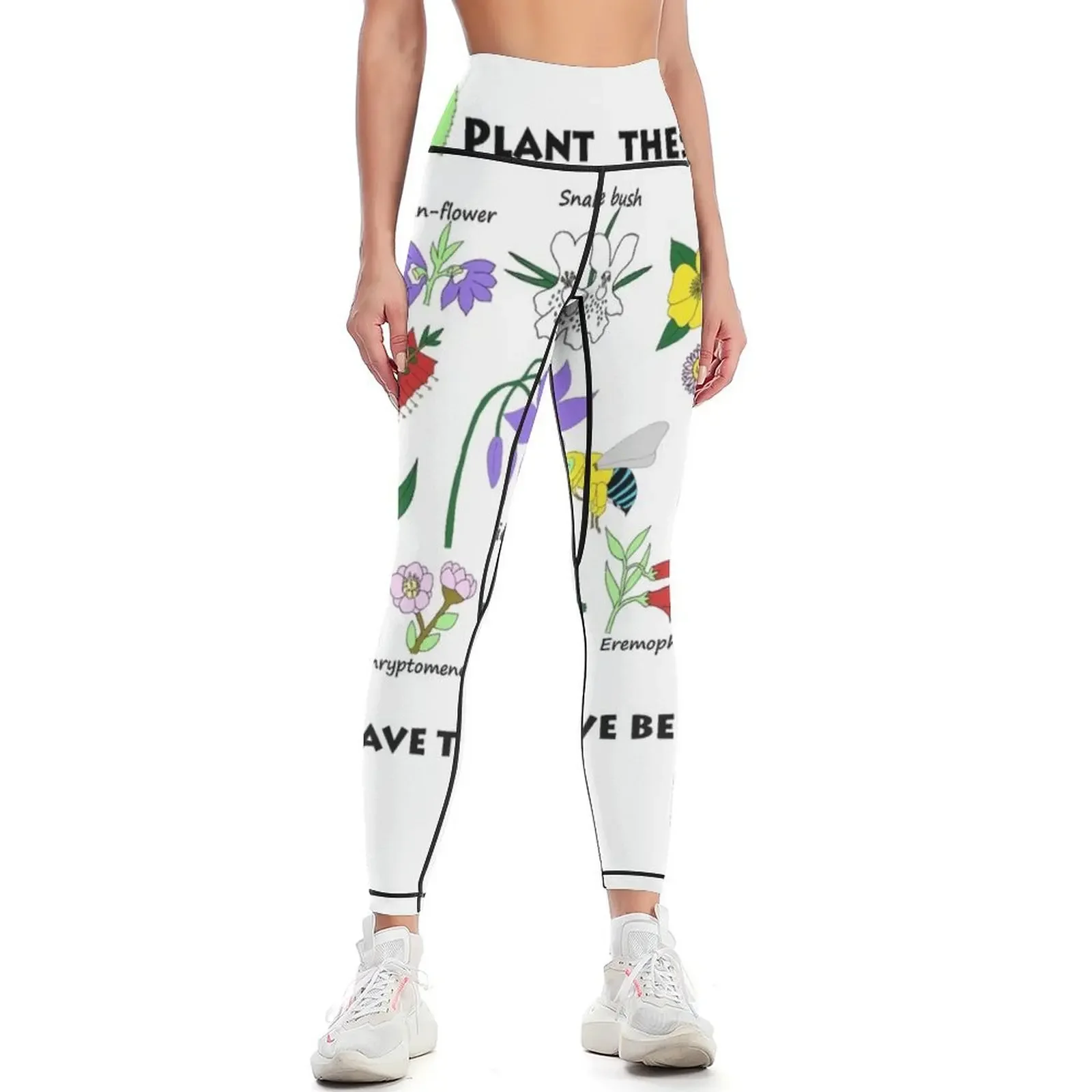 Plant these, save the native bees Leggings Jogger pants flared exercise clothing for for fitness Womens Leggings
Plant these, save the native bees Leggings Jogger pants flared exercise clothing for for fitness Womens Leggings