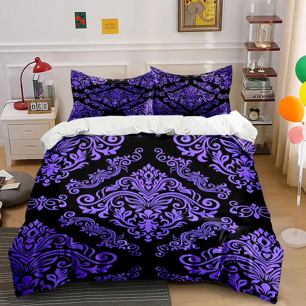 Elegant Purple Damask Bedding Set Multiple sizes kid's and adults' bedroom Exquisite 3PC bedding set, gift
Elegant Purple Damask Bedding Set Multiple sizes kid's and adults' bedroom Exquisite 3PC bedding set, gift