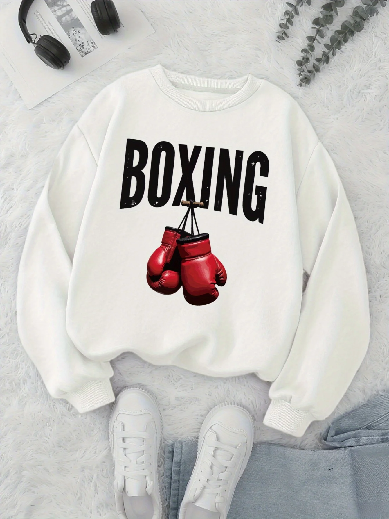 Boxing graphic printing autumn and winter pure cotton men's and women's sweatshirts outdoor sports leisure fashion trend
Boxing graphic printing autumn and winter pure cotton men's and women's sweatshirts outdoor sports leisure fashion trend