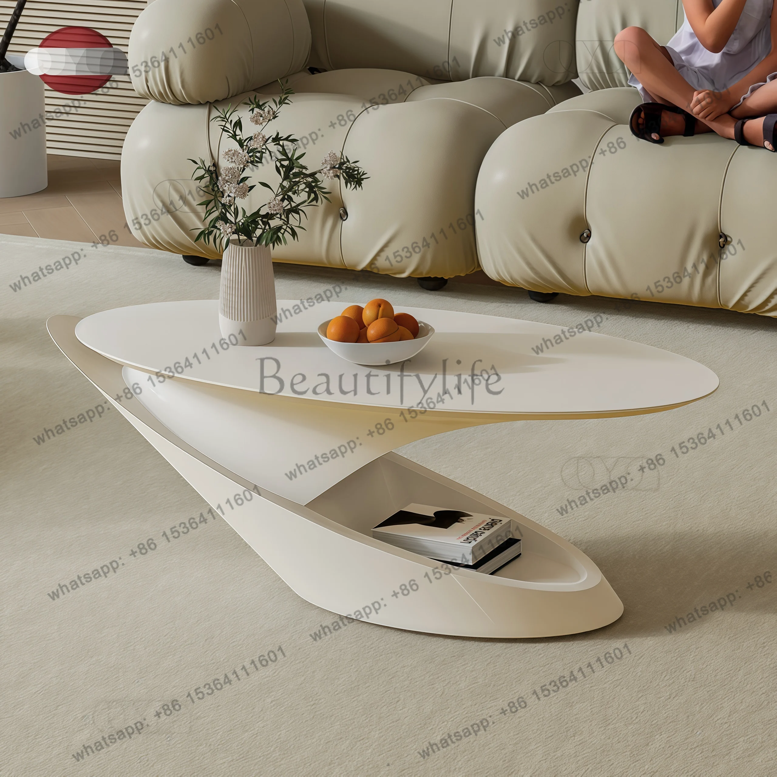 Home living room 2026 new light luxury high-end art high-end creative table
Home living room 2026 new light luxury high-end art high-end creative table