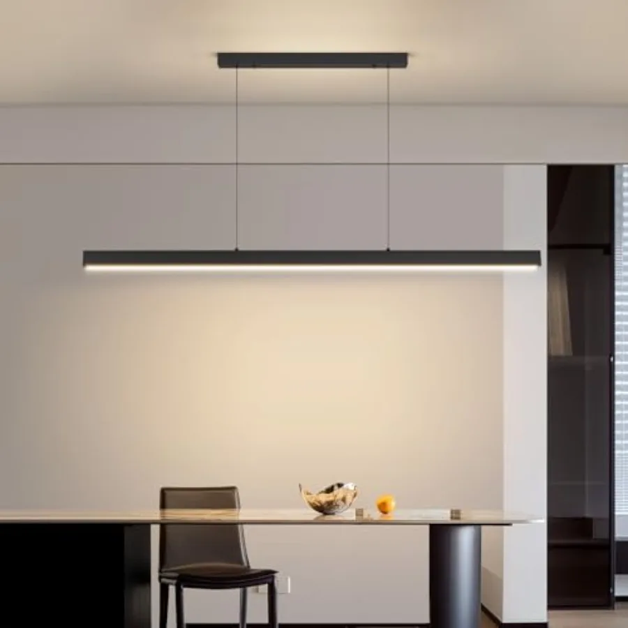 Modern LED Linear Pendant Light Ceiling Chandlier Light Fixtures Hanging with Remote Control 3000k-6500K Adjustable Color Tempe
Modern LED Linear Pendant Light Ceiling Chandlier Light Fixtures Hanging with Remote Control 3000k-6500K Adjustable Color Tempe