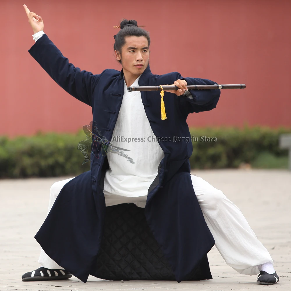 Custom Black White Dark Blue Winter Wudang Taoist Robe Tai chi Wing Chun Coat Warm Meditation Clothes
Custom Black White Dark Blue Winter Wudang Taoist Robe Tai chi Wing Chun Coat Warm Meditation Clothes