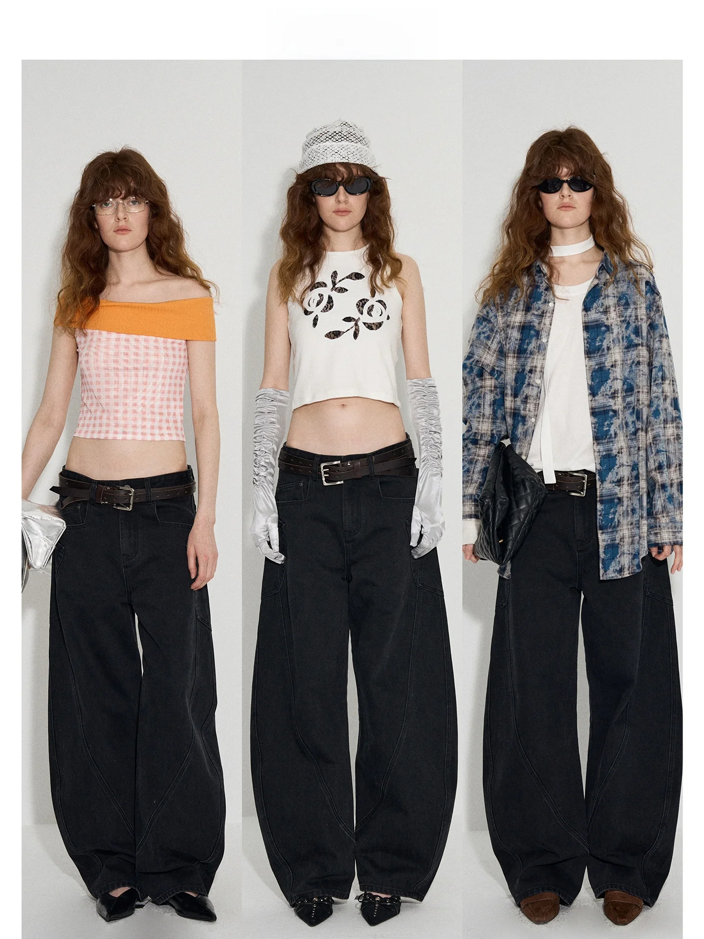 Джинсы CECICCFUR Wild Denim Heavy Duty, винтажные, широкие брюки-клеш, повседневный стиль, на молнии, для весны и осени
Джинсы CECICCFUR Wild Denim Heavy Duty, винтажные, широкие брюки-клеш, повседневный стиль, на молнии, для весны и осени